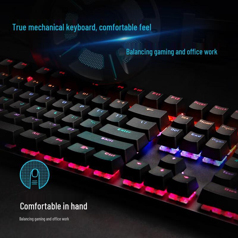 Rapoo V500PRO Full-Size Wired Gaming Keyboard