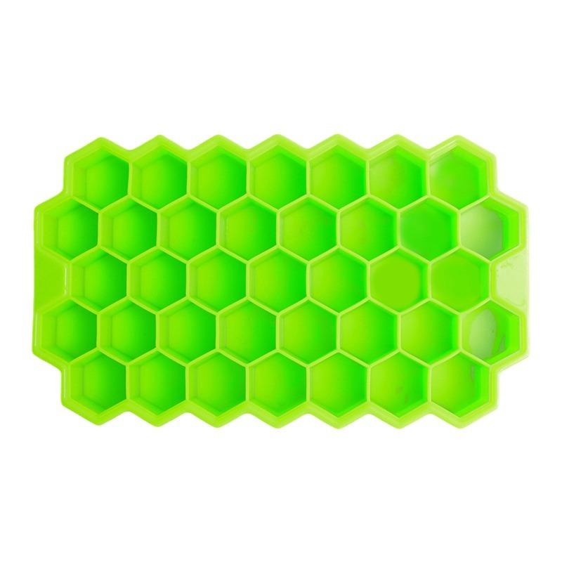 37 Cavity Silicone Ice Cube Mold with Lids Large-capacity Ice Trays Food Grade Ice Maker Reusable Kitchen Gadgets