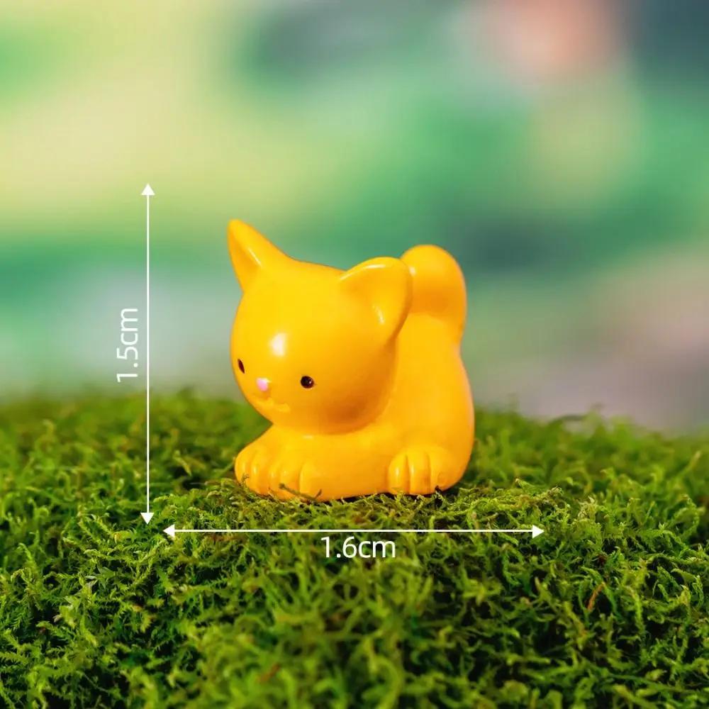 7-style Micro Landscape Simulation Owl Ornaments Resin Crafts Cute Owl Miniatures Cartoon Mini Owl Ornaments Outdoor