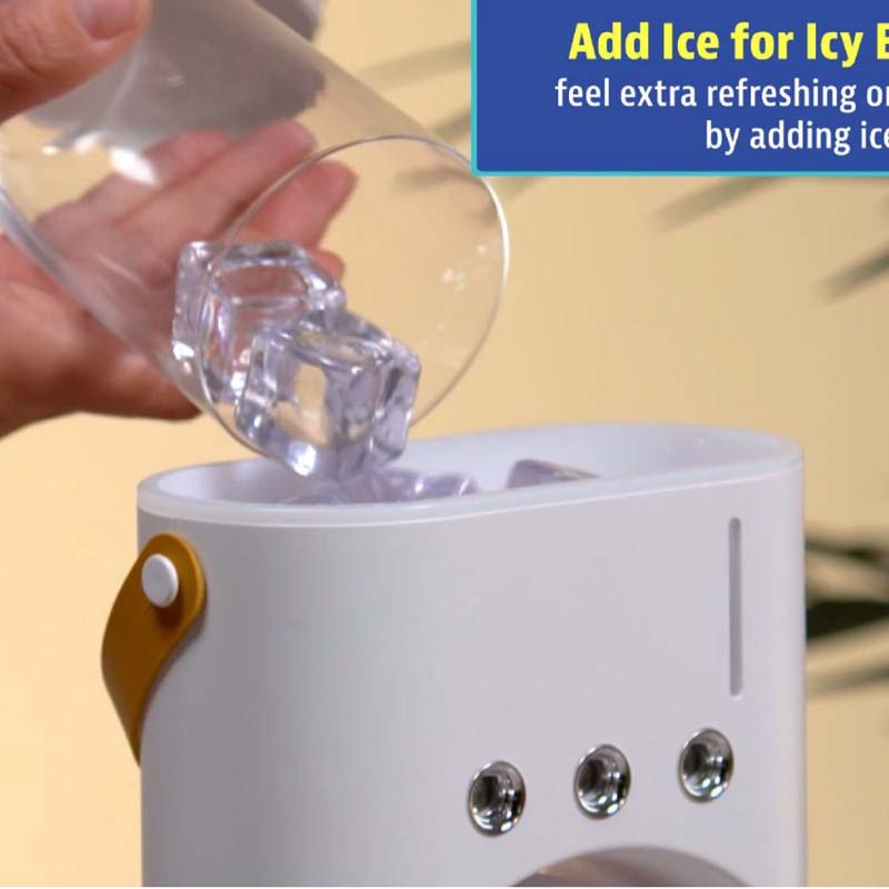 Factory Sell Usb 3-Speed Plastic Misting Fan Desktop Air Conditioning Fan Humidification Cooling 3hole Spray Fan Car Outdoor