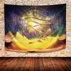 SHRAPHY Egyptian Horus Eye Tapestry Wall Hanging Egyptian Pyramids Wall Tapestry Starry Sky Tapestries Wall Art Wall Blanket for Bedroom Home Decor