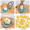 Egg Slicer Stainless Steel Wire Egg Slicer for Home Hard Boiled Eggs Cutter Fruit Slicer Kitchen Curious Gadgets Breakfast Tools