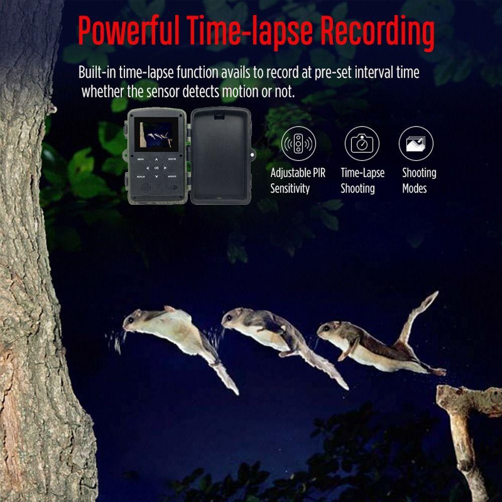 Automatic Infrared Trail Track Camera Motion Activated Wildlife Camera  Home Monitoring