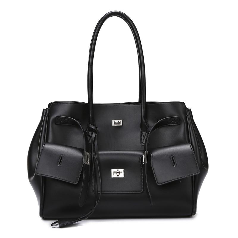 Customized Tote Bag for Women with High-end Feel, Large Capacity Commuting Bag, Simple Temperament, Shoulder Bag