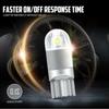 10Pcs 6000K Canbus T10 168 194 W5W Dome License Side Marker LED Light Bulb White