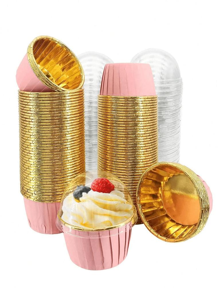 50PCS Pack Muffin Cupcake Liner Cake Wrappers DIY Baking Cup Tray Case Cake Paper Cups Pastry Tools Party Supplies