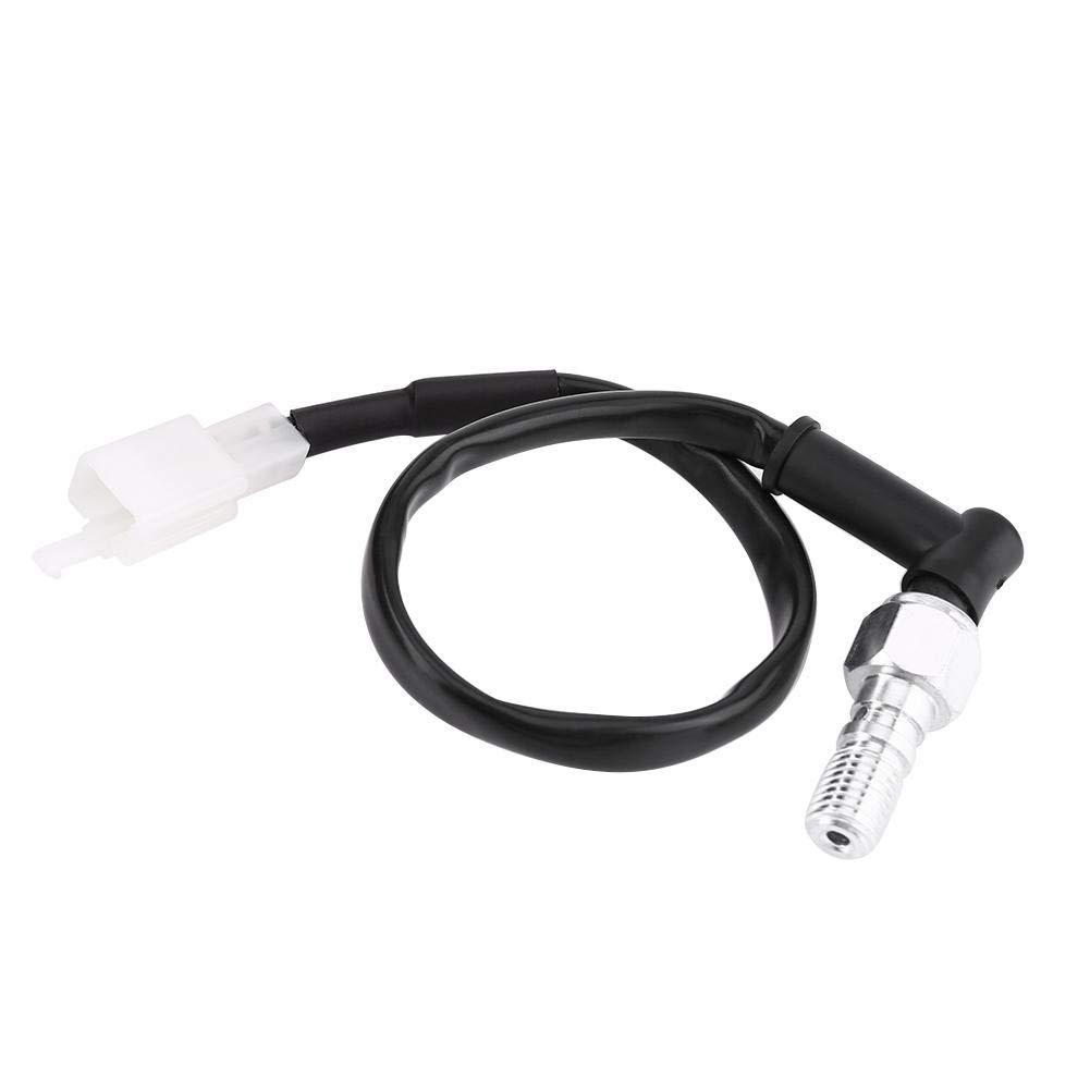 Atyhao Single Hydraulic Brake Switch Motorcycle Hydraulic Brake Switch Banjo Bolt Pressure Switch Curved