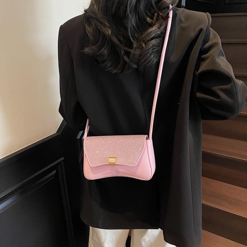 New Retro Women's Bag, Underarm Bag, Shoulder Bag, Niche Texture, Small Square Bag Temperament, Simple Messenger Women's Bag