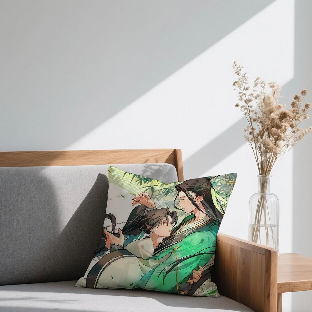 The S-Scum V-Villains S-Self-Saving S-System Novel Cushion Cover Square Cover Casual Skin-Friendly Comfortable Pillow Cover