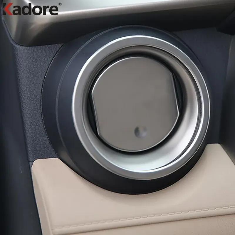Car Front Side Air Condition Vent Outlet Cover Trim For Toyota RAV4 RAV 4 2016 2017 2018 Matte Interior Mouldings Accessories