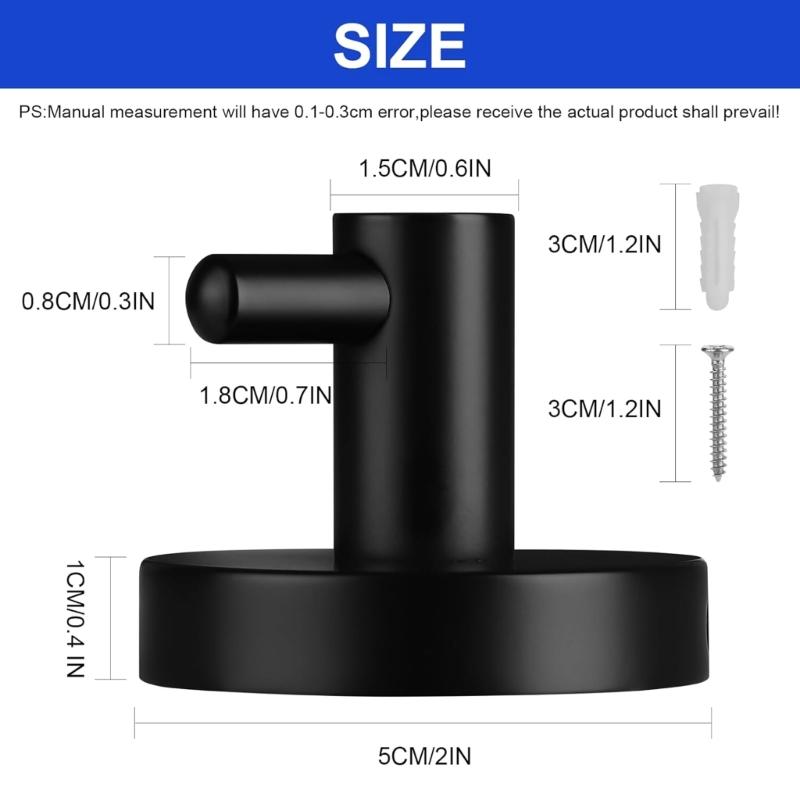 Dwuhakowy Uchwyt Ścienny Odporny na Korozję Stal Nierdzewna Łazienka Kuchnia Artykuły