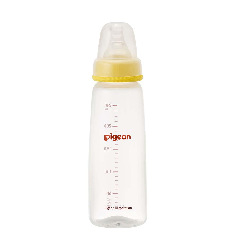 Pidgeon Baby Bottle Slim Type 240ml High-quality Plastic Adopted by Medical Institutions Lightweight and Shatter-resistant