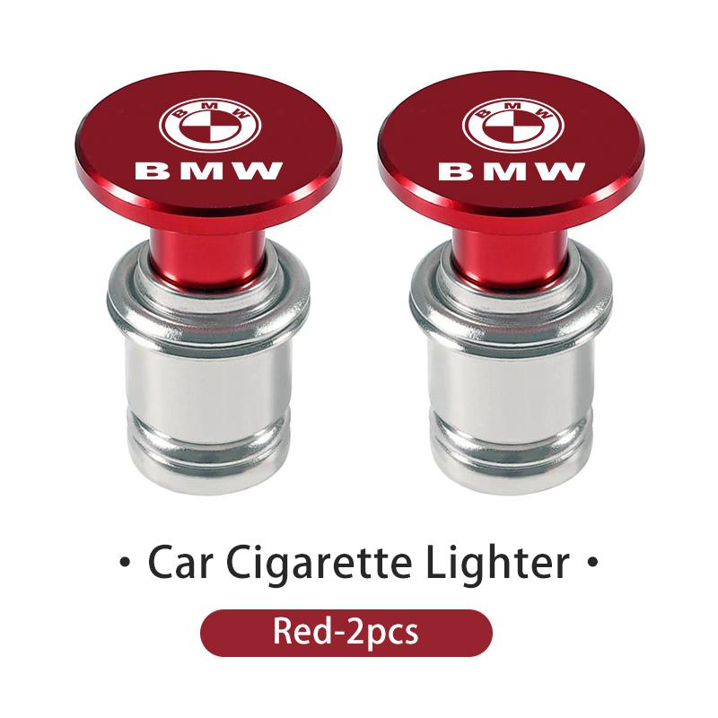 Für BMW 1/2 Stück Auto Zigarettenanzünder Kappe Aluminiumlegierung Staubschutzabdeckung X1 X2 X3 X4 X5 X6 X7 G20 G30 6GT E46 E90 E60 F10 E39 M3