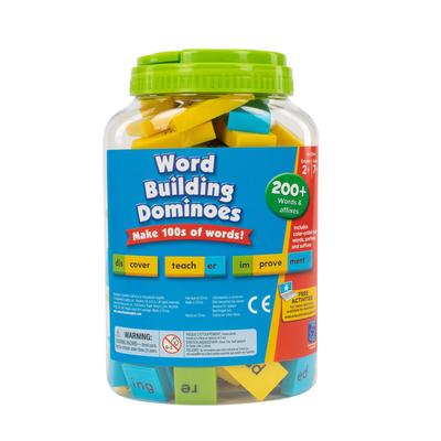 Learning Resources: Arrange and Build! English Word Dominoes English Learning Material EI2944 (Authentic Product)