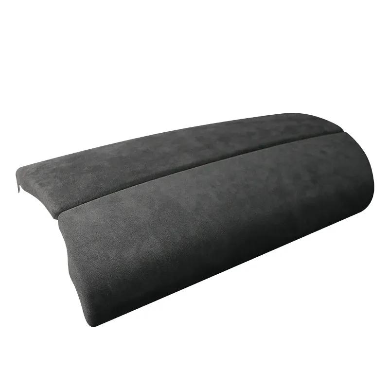 For BMW 7 Series 2009 2010 2011 2012 2013 2014 2015 Car Armrest Lid Box Cover Alcantara Suede Protective Pad Panel Accessories