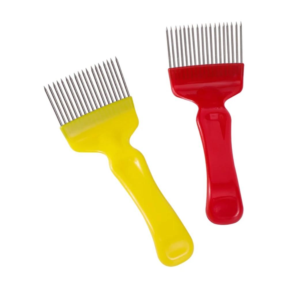 Straight Needles Honey Scratcher 18/21 Pin Honey Scraper Gardening Tools Bee Honey Fork  Honeycomb