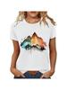 T Shirts For Wounisex Crewneck Boho Flowers Wildflowers Graphic Tees 2025 Summer Cute Shirts Short Sleeve Tops