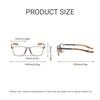 1pc Reading Glasses Men Women Anti Blue Light Sports Glasses fashionable presbyopia lenses, Vintage style, +4.0 to +1.0 diopters