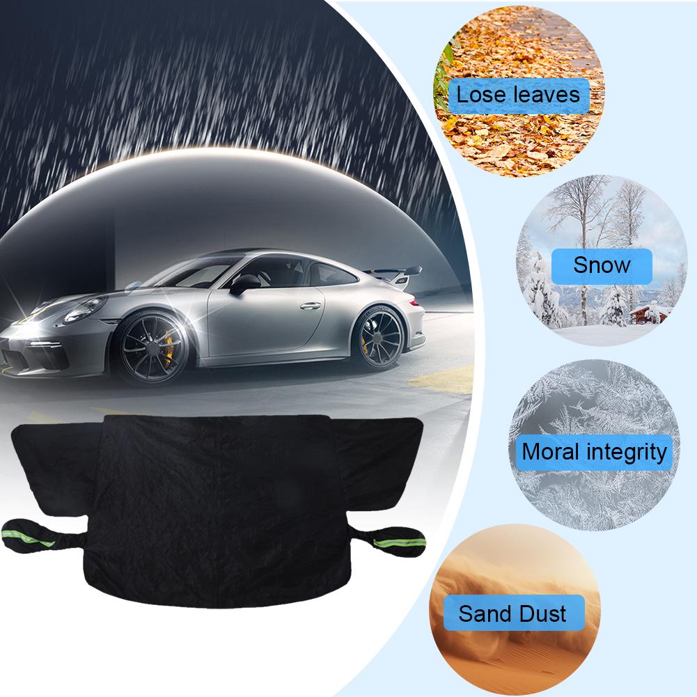 Magnetic Car Snow Shield Oxford Cloth Car Anti Freeze Snow Windshield Cover Waterproof Automobile Sunshade Cover for Ice Snow