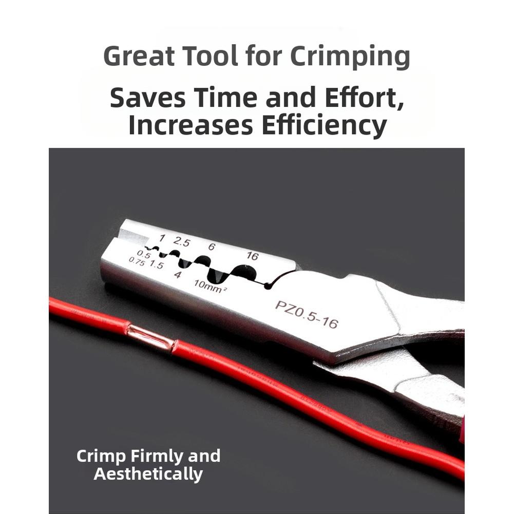 Ergonomic Grip Crimping Pliers For DIY Projects Comfortable Handling Durability And Performance For Electrical Applications