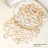 66pcs Fashion Simple Zircon Pearl Butterfly Stackable Rings Multipack For Daily Outing, Commuting & Party Wear, Trendy Jewelry