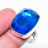 Natural Blue Topaz Gemstone 925 Sterling Silver Jewelry Ring Size 10 AR-17108