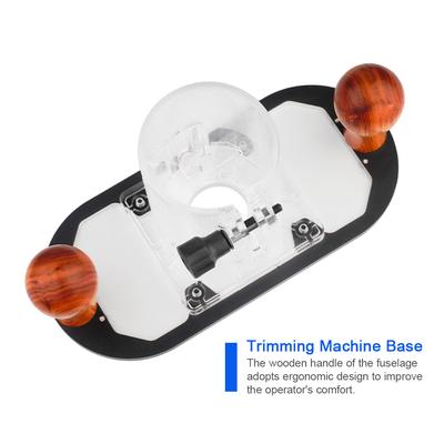 Handtrimmmaschine, Tauchbasis, Holzgriff, Trimmmaschinenbasis, Holzbearbeitung, Schlitzen