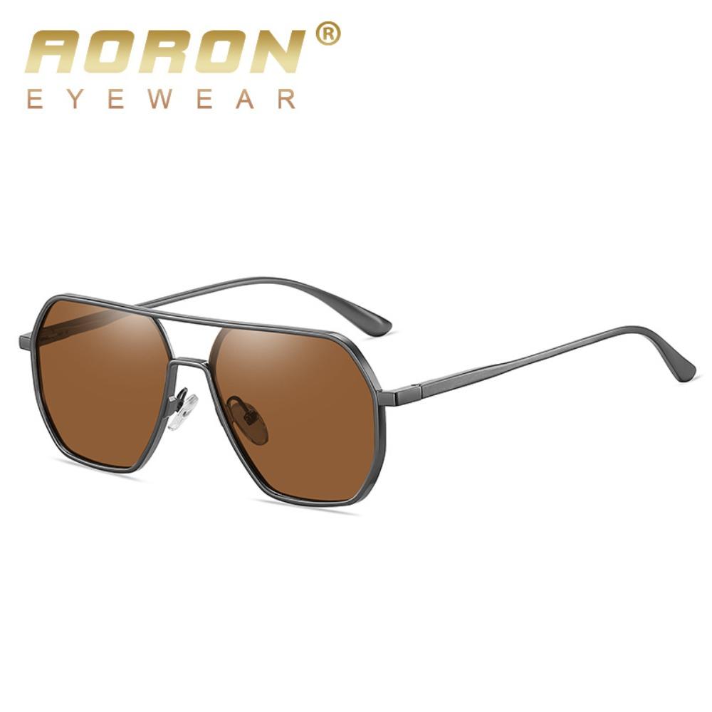 

aoron Sunglasses Large Frame Men and Women Color-changing Toad Glasses Night Vision Driving Sunglasses aoron