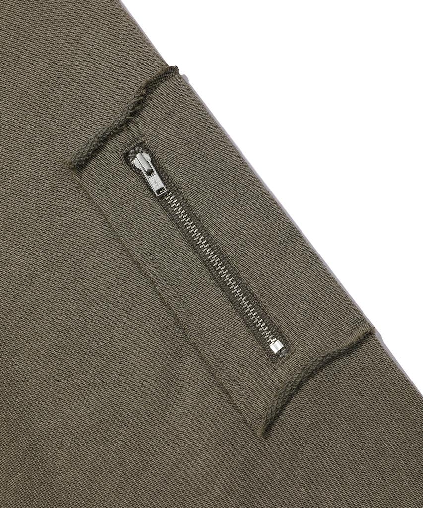 Episode Untitled Symbol Match Pigment Zip-Up Hoodie_Khaki
