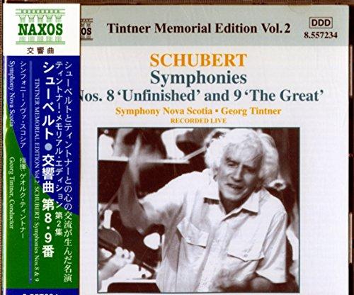 

Schubert: Symphony No. 8 Unfinished , No. 9 (Tintner)