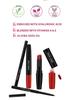Three-in-One Matte Lipstick Set: Lipstick, Lip Liner, and Moisturizing Lip Gloss
