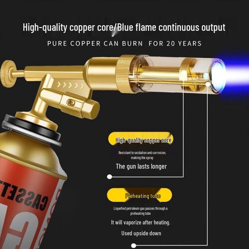 All-Metal Portable Butane Torch