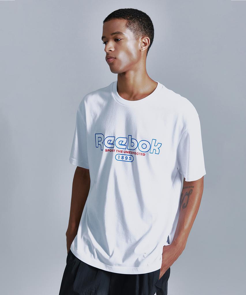 REEBOK Basic Graphic T-Shirt - White
