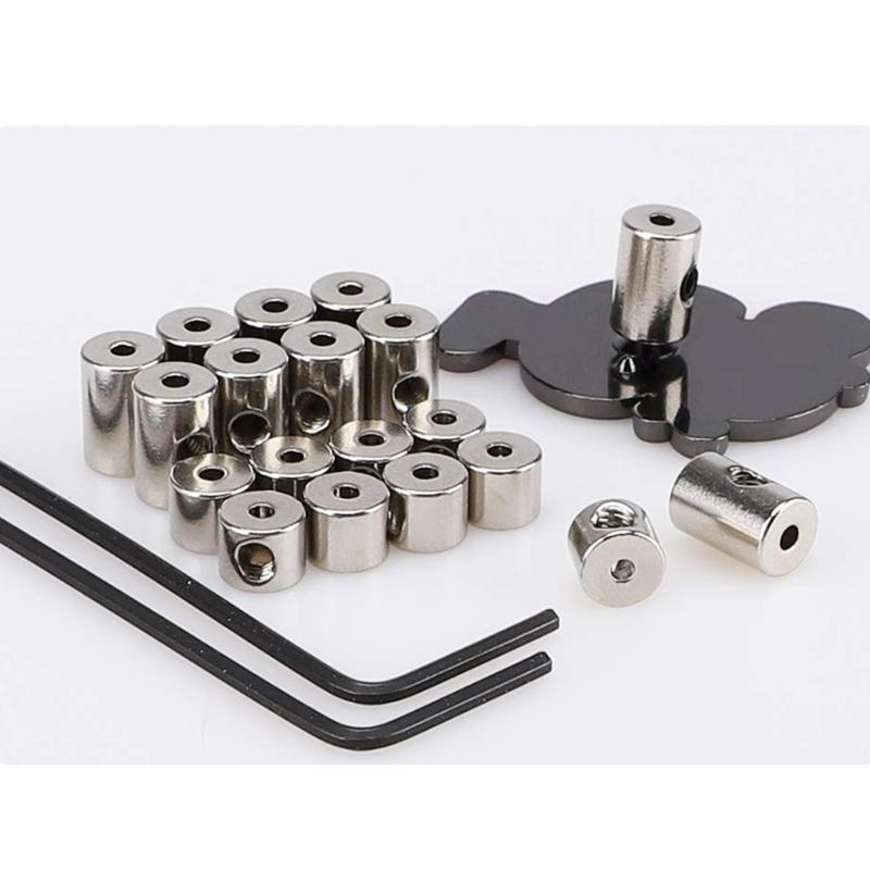 40 Stück Pin-Halter und abschließende Verschluss-Pin-Rückseiten mit Schraubenschlüssel Sicheres Broschüren-Befestigungswerkzeug Schmuckherstellungszubehör