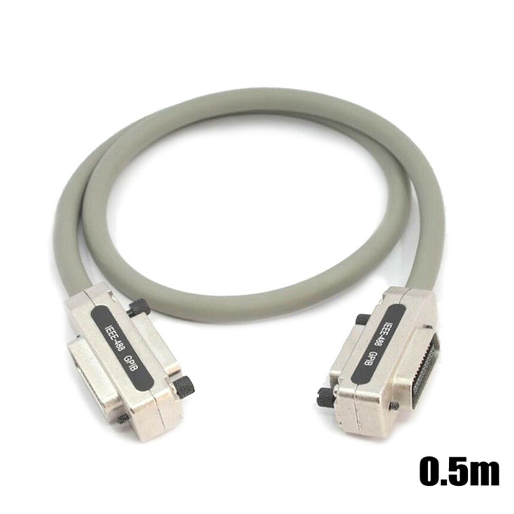 

IE488 Cable Terminal Adapter Plug Data Wire GPIB Cable Data Line Connectors Transmission Lines 0.5m