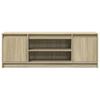 Vidaxl Szafka Pod Tv Z Led, Dąb Sonoma, 139,5X34X50 Cm