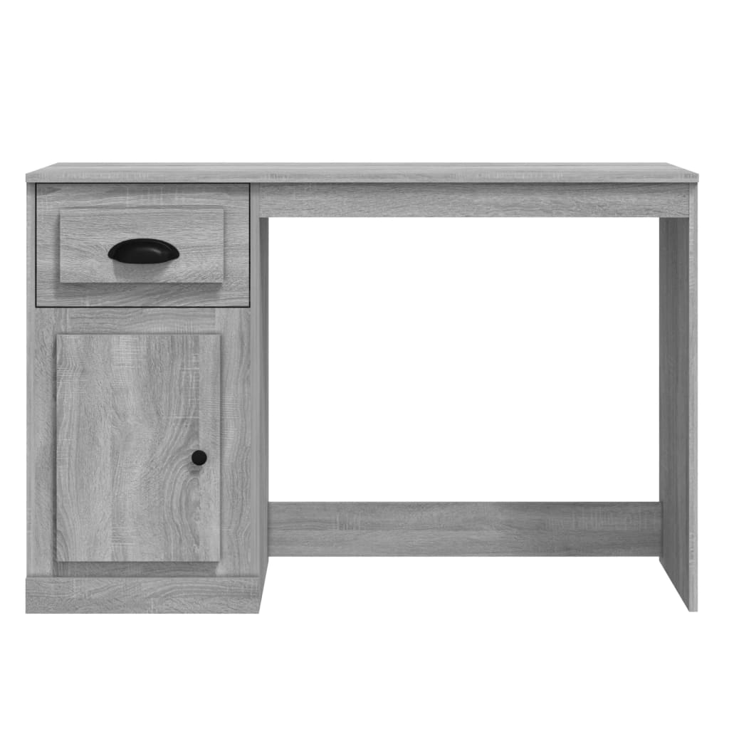 Desk with Drawer Grey Sonoma 115 X 50 X 75 Cm