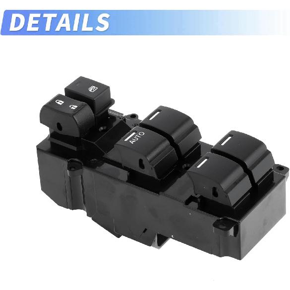 Unifizz Power Window Switch 35750-T0A-H01 Front Left Driver Side Master Control Switch - Compatible with Honda CR-V 2012-2016 Electric Window