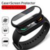 PC Case+Tempered Glass For Xiaomi Mi Band 8 Cover Shockproof Full Hard Screen Protector correa For Xiaomi Mi Band8 Accessories