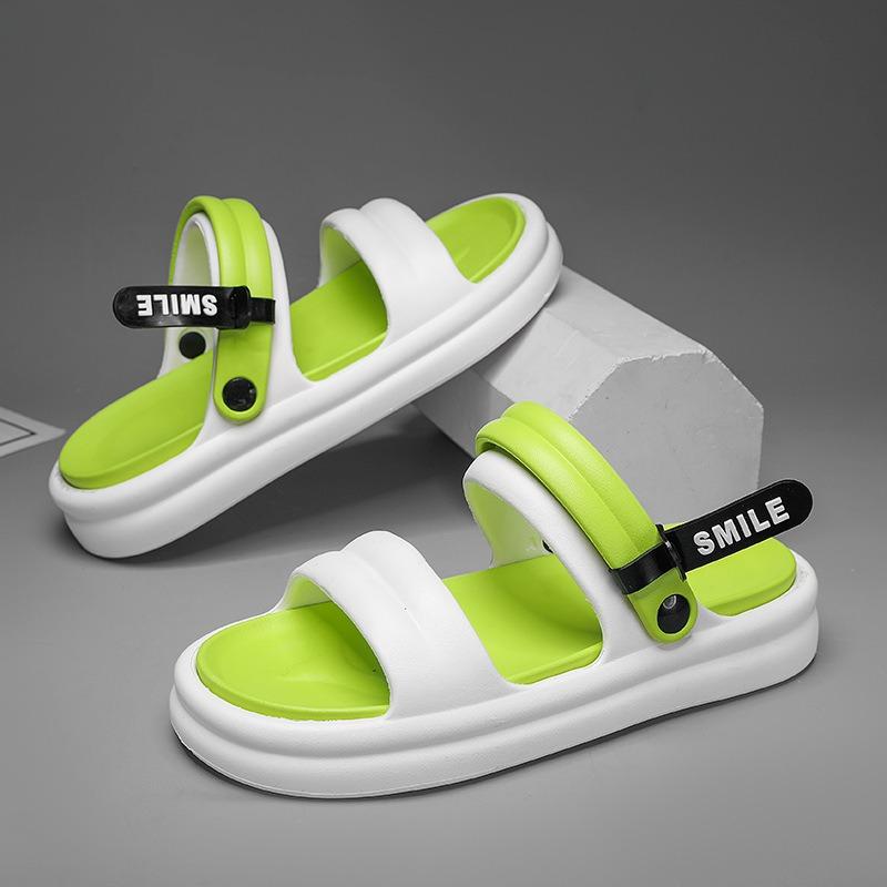 Slippers are new in summer, comfortable eva sandals are non-slip and heightened, light for work and dual-use for external wear