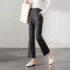 Minimalist Commuting Striped Flared Pants for Women