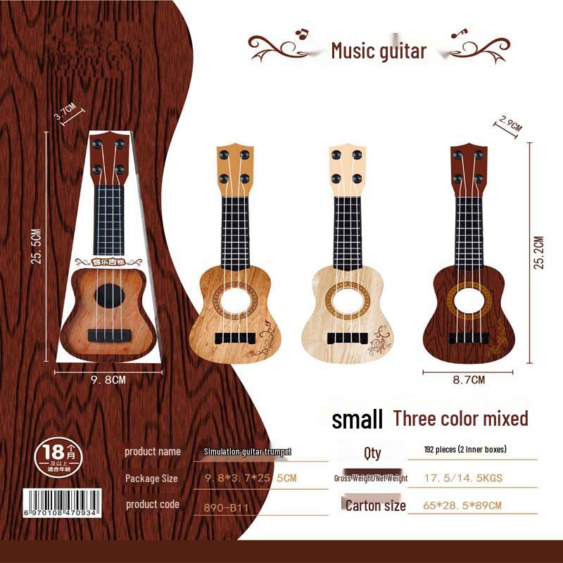 Mini Ukulele Toy - Educational Musical Instrument for Kids
