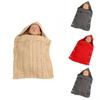 Baby Knit Blanket Sleep Sack For Children With Button Closure For Cozy Wear