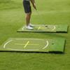 Golf Hitting Mat Shock-Absorbing Practice Cushioned for Garage
