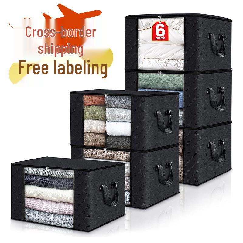 Visible Dustproof Moisture-proof Quilted Wardrobe Storage Bag