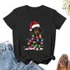 Dachshund Christmas Lights With Snow Sweater T-Shirt Vintage Clothes Summer Clothes Clothes For Woman