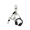 Inspired Music Headphone Keychain and Phone Lanyard – Trendy, Personalized Charm