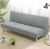 Solid Color Sofa Bed Covers Without Armrest Elastic Tight Wrap Couch Cover Stretch Flexible Slipcovers Sofa For Banquet Hotel for Home