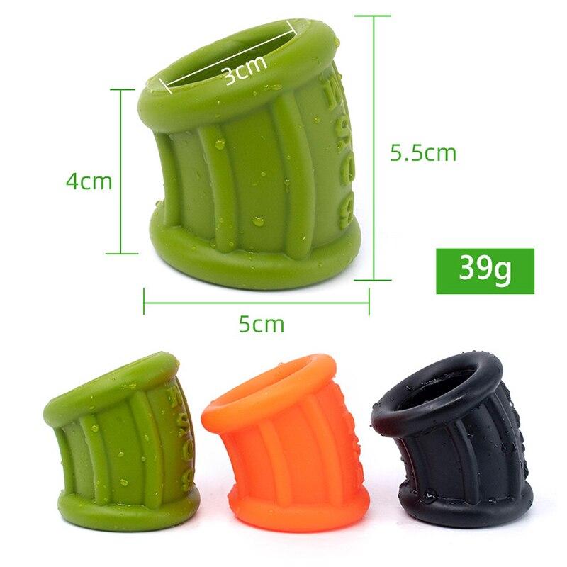 Male Ball Stretcher Scrotum Ring Lock Sperm Penis Cock RingTestis Restraint Cockring Penis Sex Toys for Men Time Delay