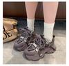 Women's  Sneakers 2024 Spring Sports Shoes Fashion Breathable Mesh Platform  Thick Sole Casual Shoes